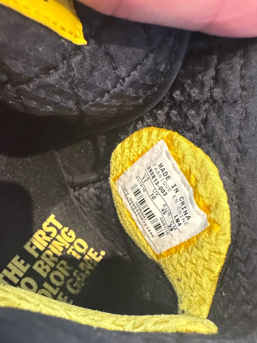 Nike Air Jordan 1 Alpha Yellow White Black